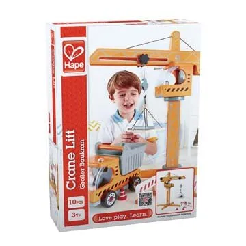 Hape Crane Lift Playset