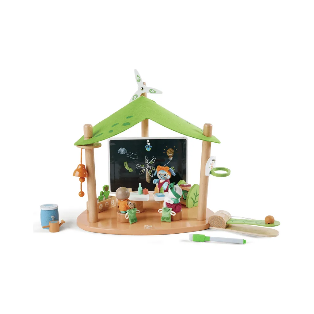 Hape Green Planets School Playset