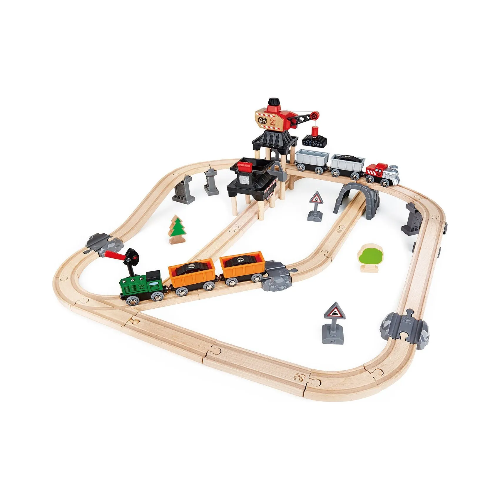Hape Mining Loader Wooden Train Set