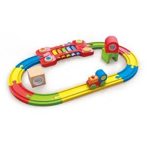 Hape Sensory Wooden Railway Set