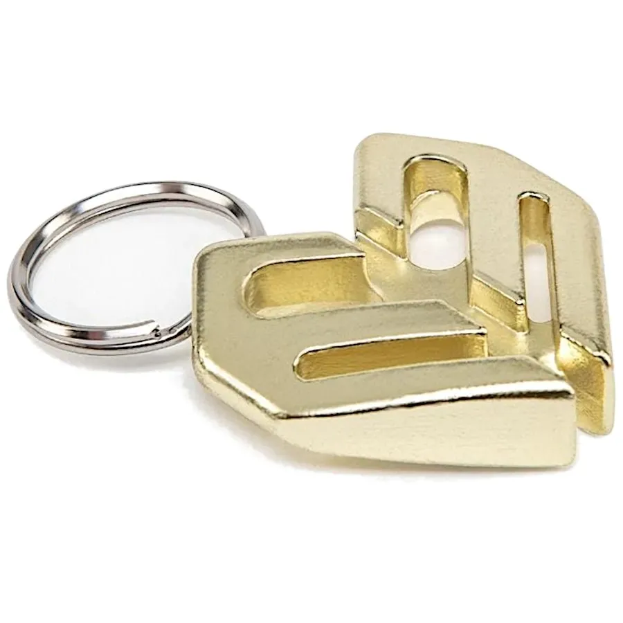 Eclat Keychain Spoke Wrench Tool - Gold Nickel
