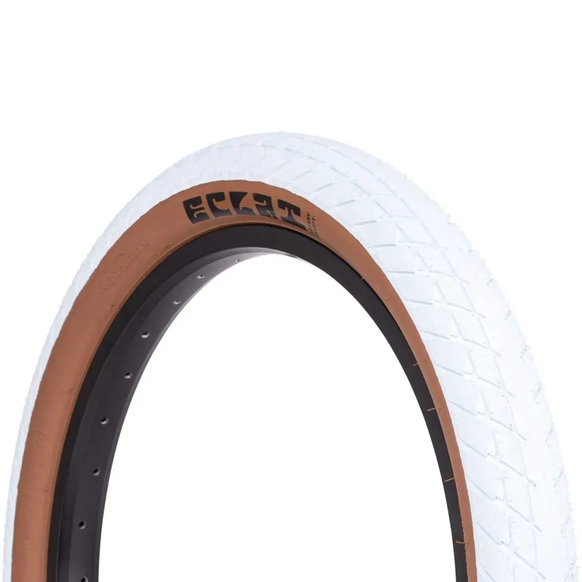 Eclat Morrow 20 x 2.4'' BMX Tyre - White/Gum Sidewall