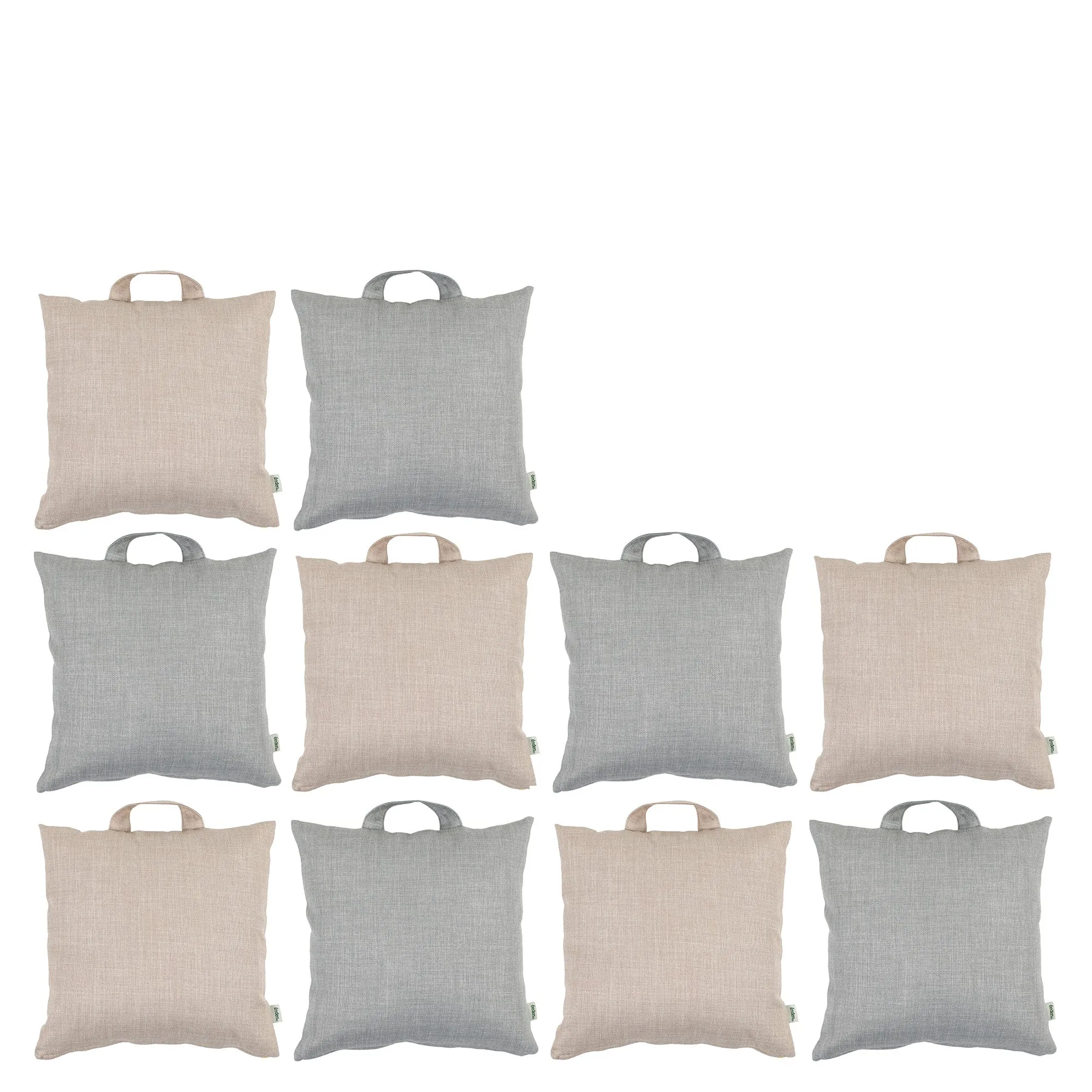 Neutral Square Grab & Go Cushions – Set with Storage Holdal