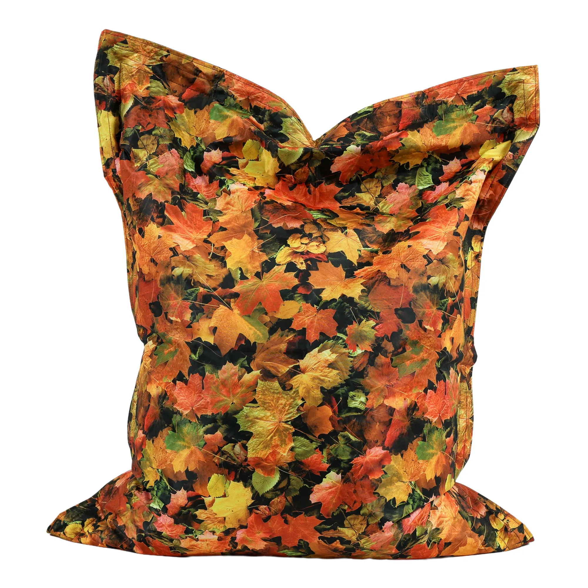 Autumn Leaves Printed Giant Floor Cushion Bean Bag
