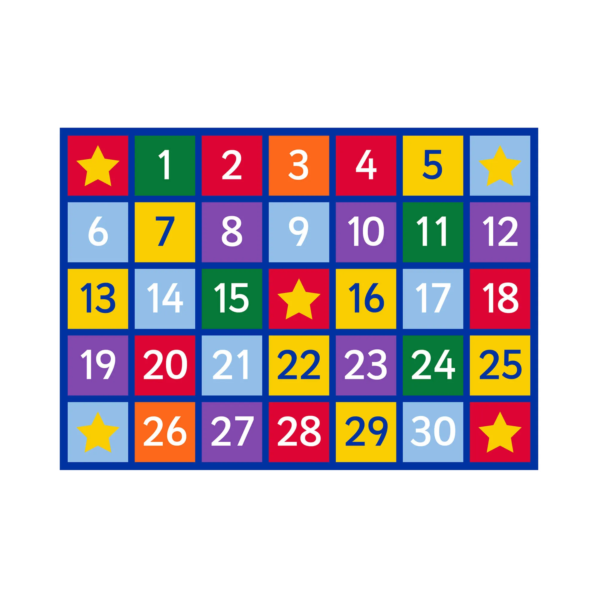Early Years Indoor Large Numbers Rug (2.57x3.6m)