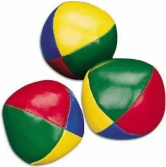 Easy-Grip Synthetic Leather Juggling Balls (Set of 3)