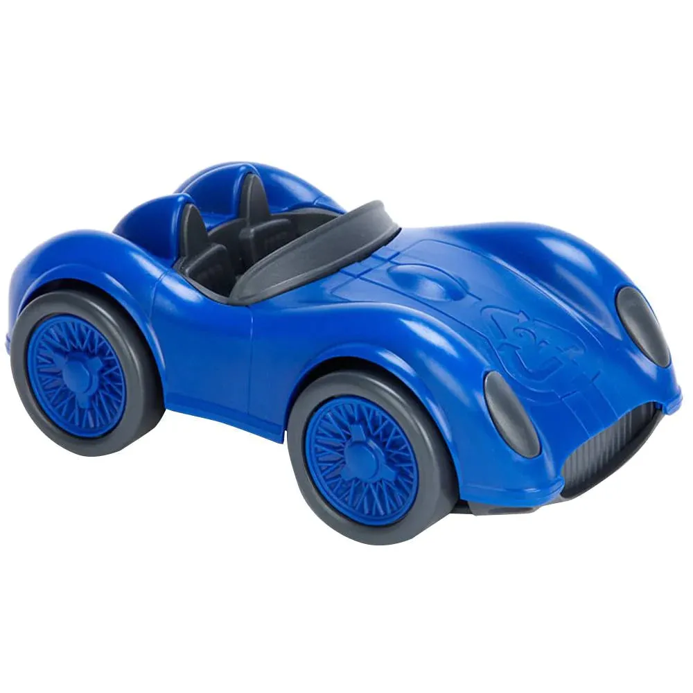 Eco-Friendly Blue Race Car