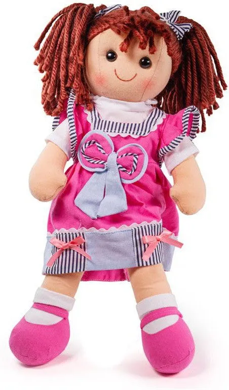 Emma Rag Doll Large 38cm - Soft and Cuddly Toy