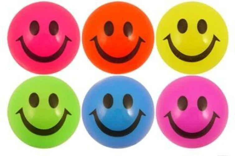 Emoji 5cm Light Up Smiley Ball