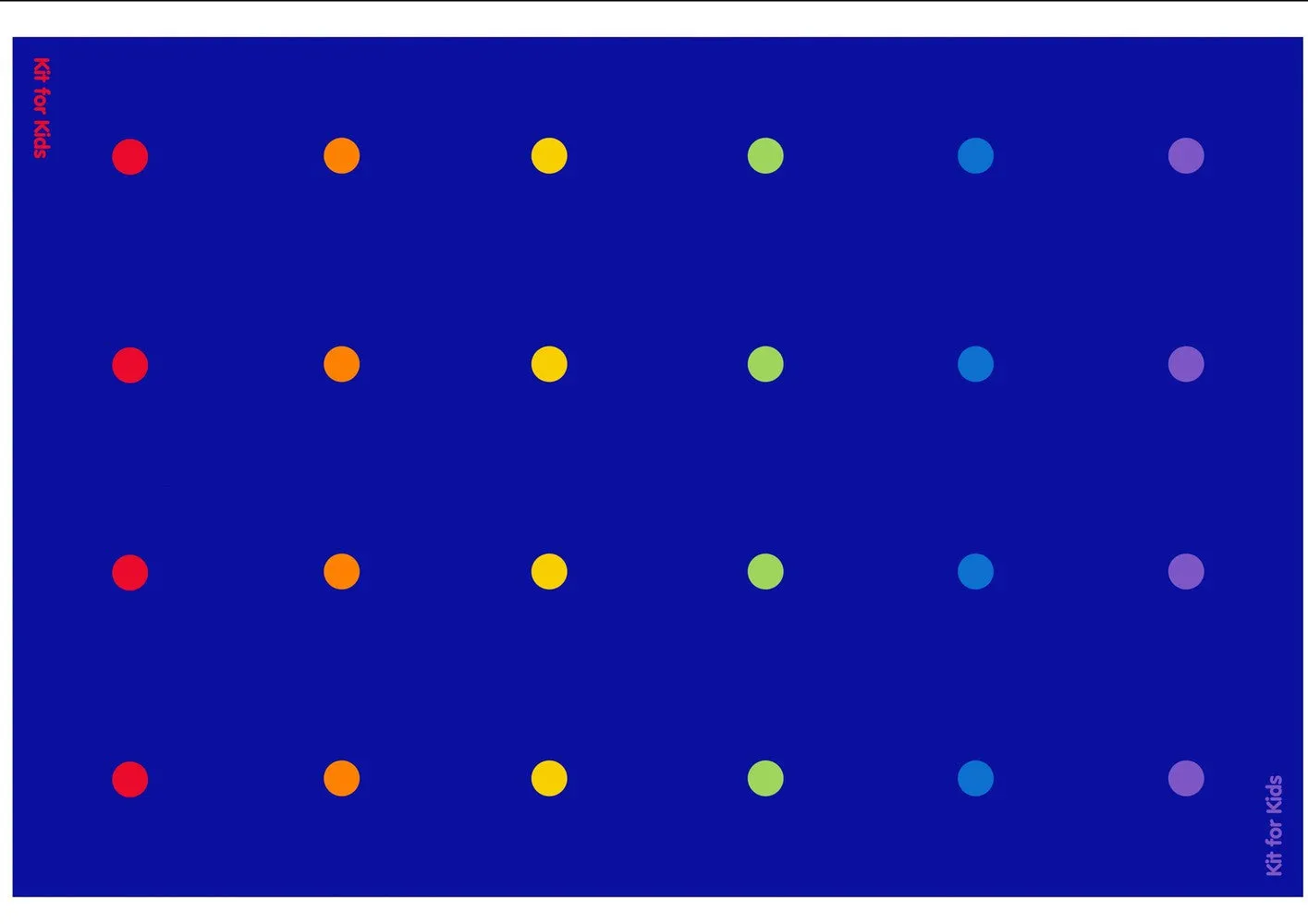 Essentials Rainbow Spots Indoor/Outdoor 3x2m Carpet