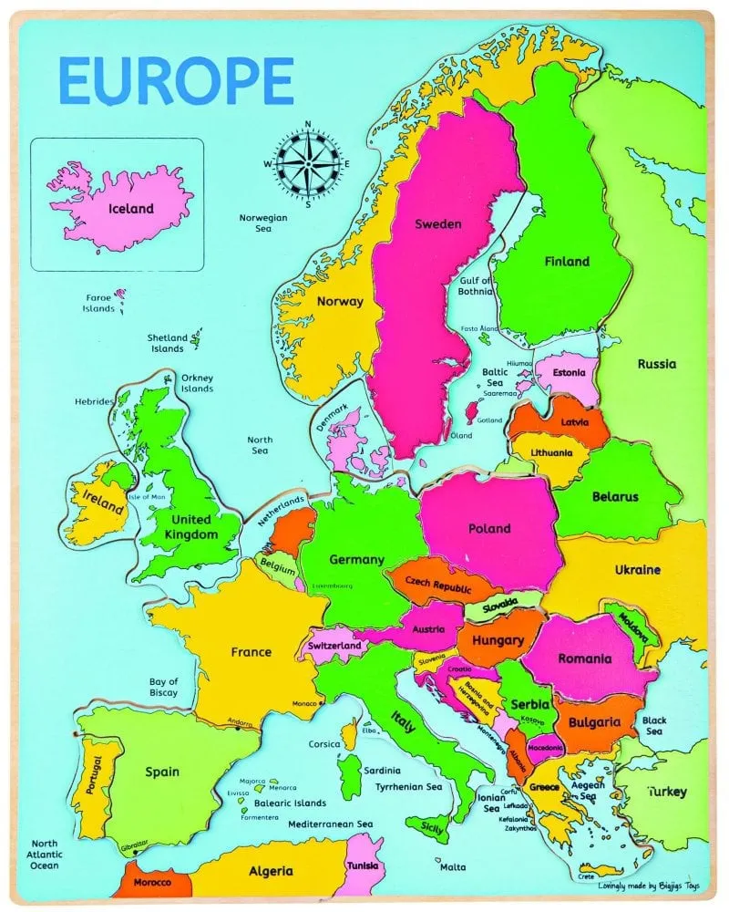 Europe Inset Puzzle