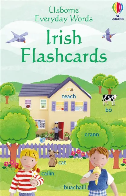 Everyday Words In Irish Flashcards