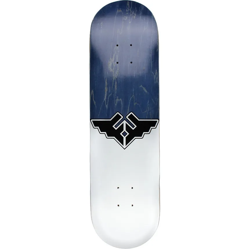 Fracture Wings V1 Skateboard Deck - Blue 8.25"