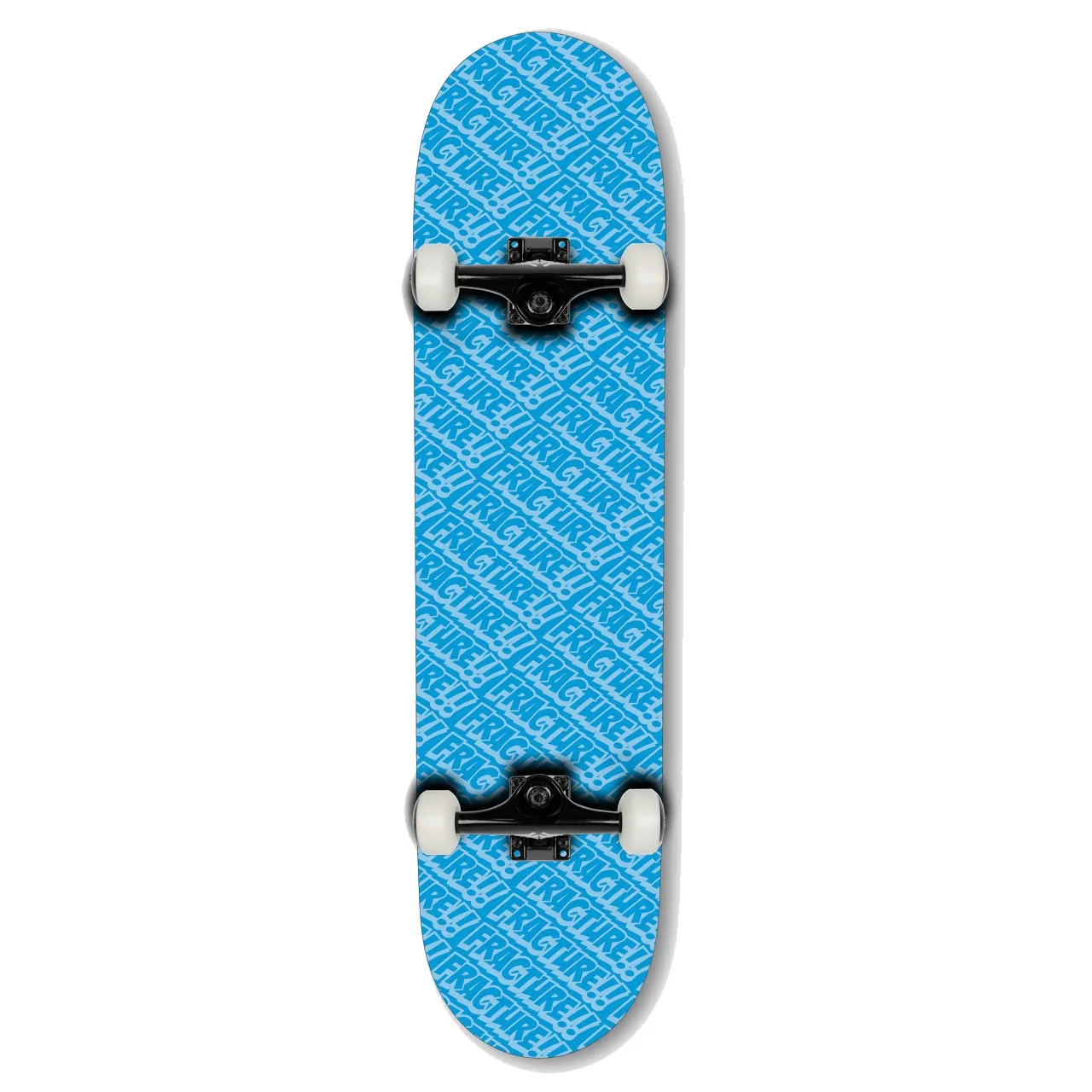 Fracture All Over Comic Complete Skateboard - Blue 7.75''