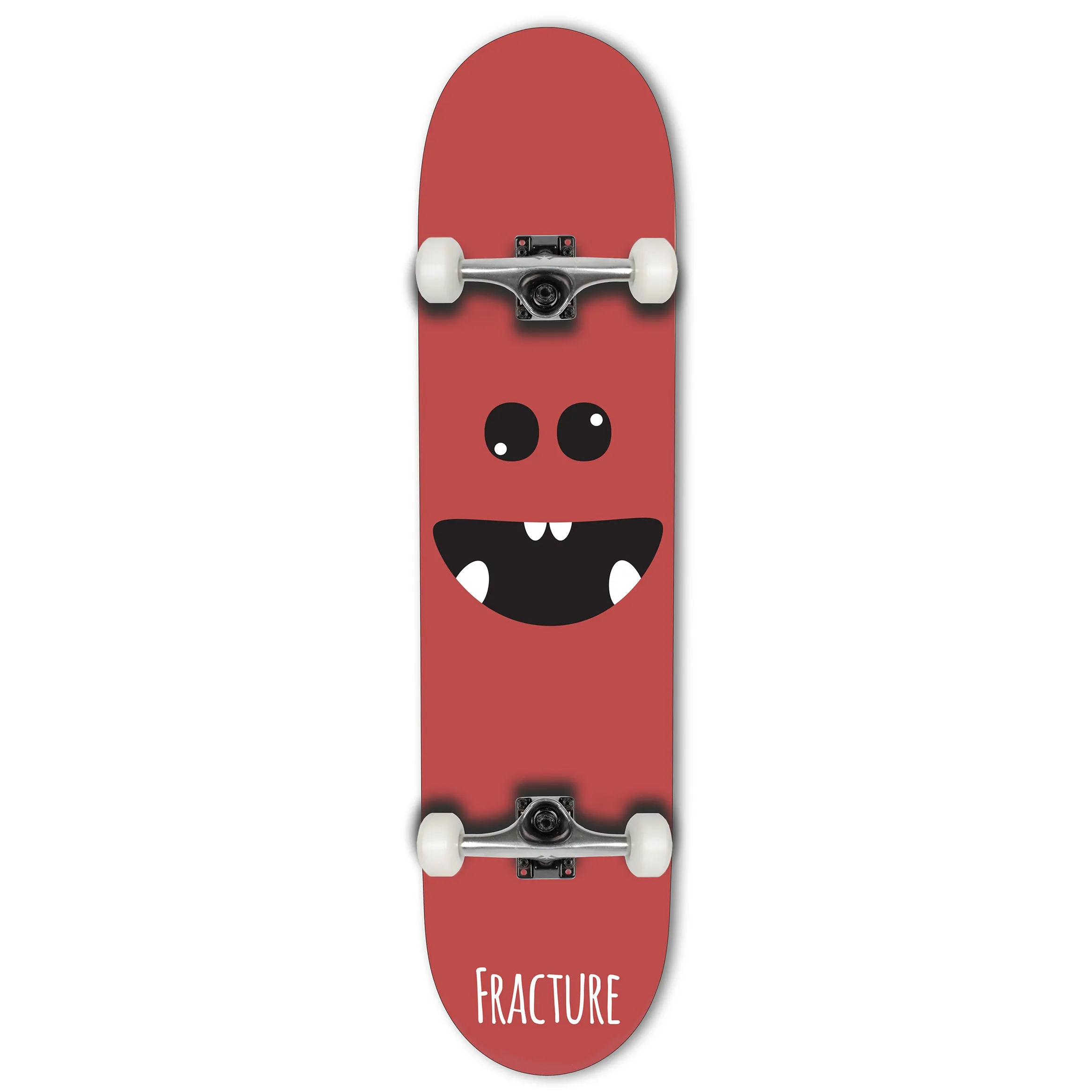 Fracture Lil Monsters Complete Skateboard - Red 8''