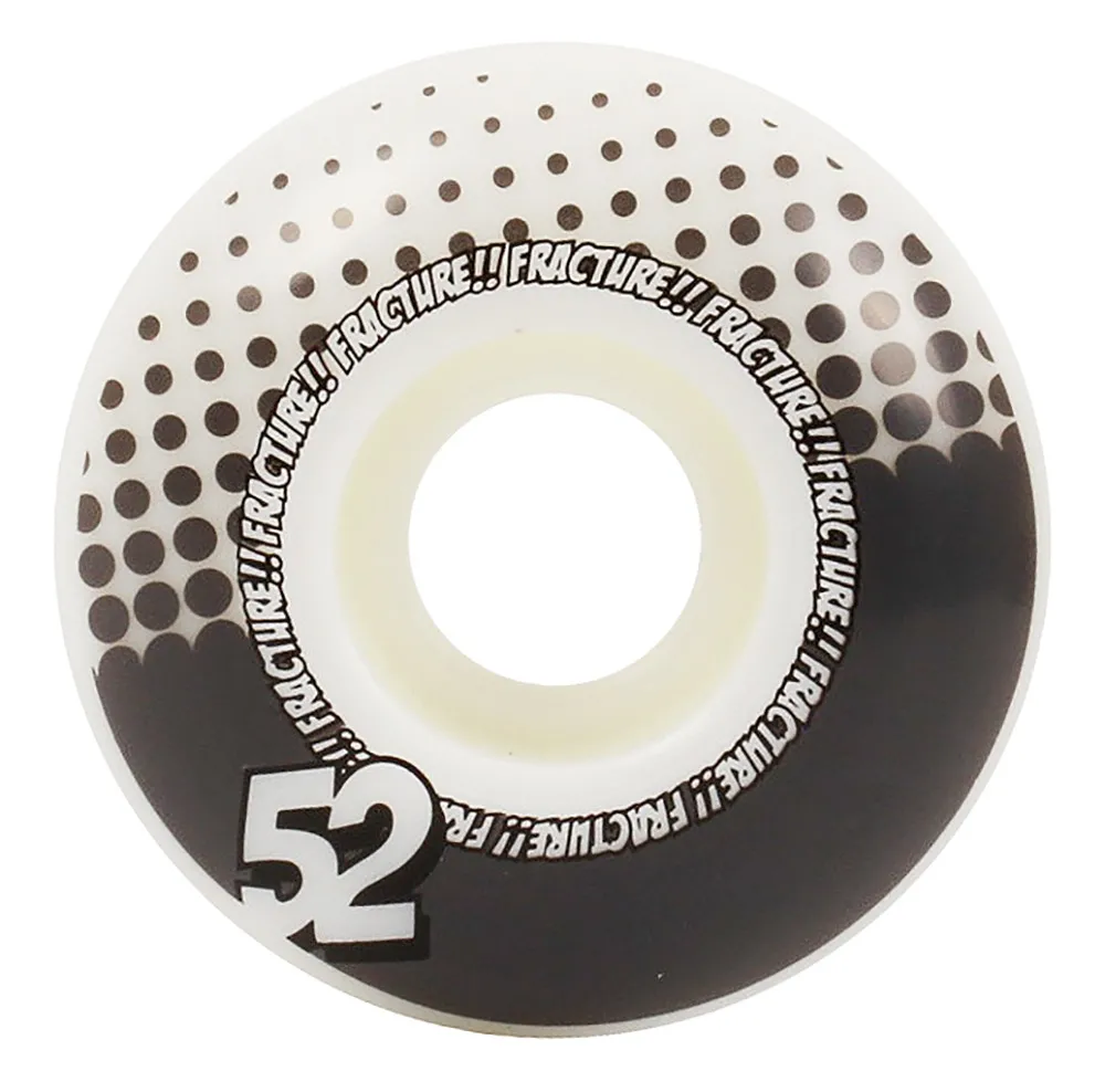 Fracture Drops Skateboard Wheels - Grey 52mm (Pack of 4)