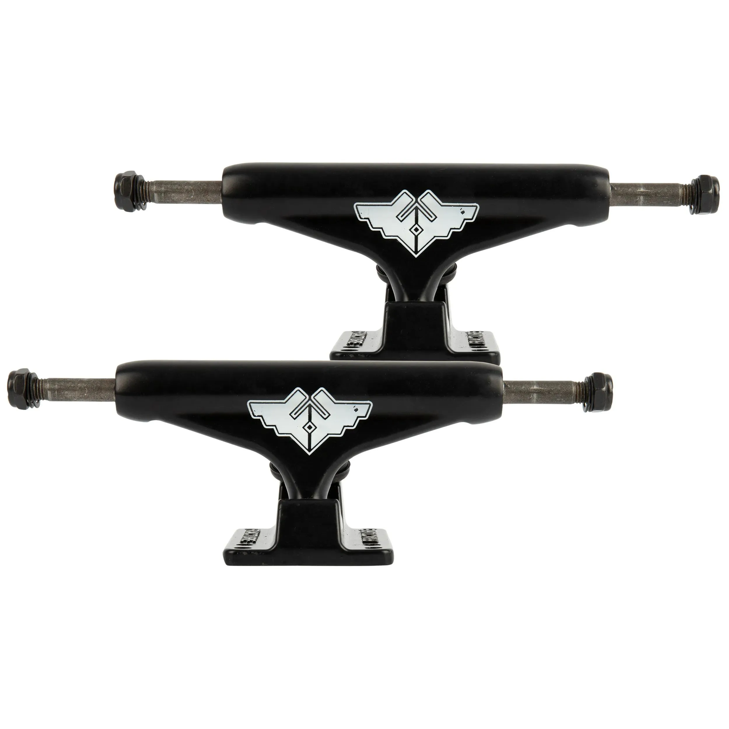 Fracture Wings V2 Skateboard Trucks - Black 5.25''