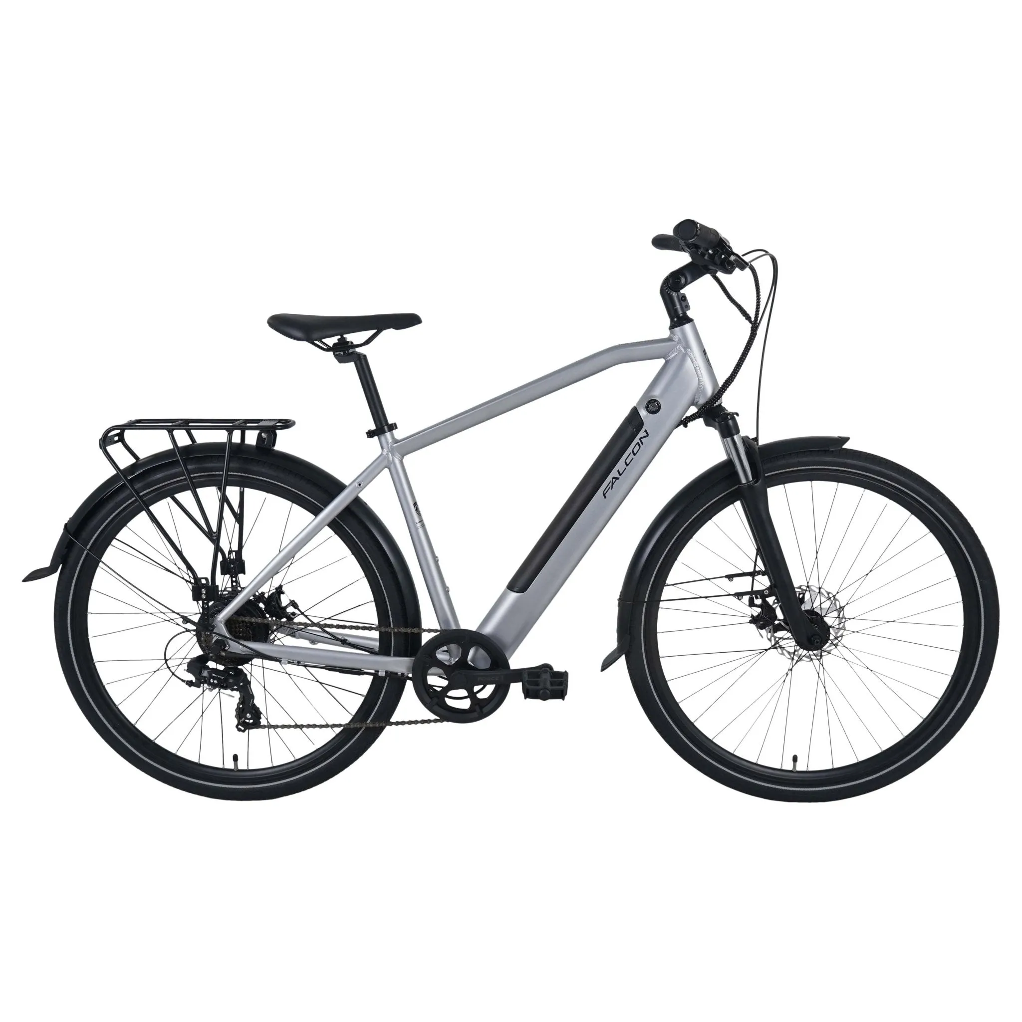 Falcon Horizon Cross Bar Bike - Silver