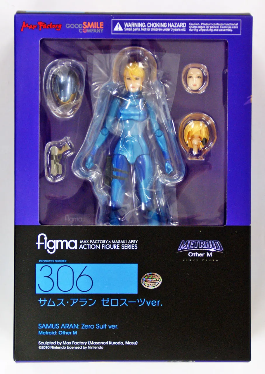Max Factory Figma 306 Metroid Other M Samus Aran Zero Suit Version Action Figure