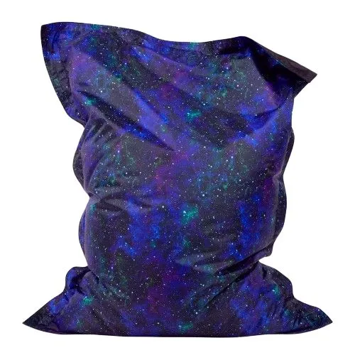 Floor Cushion Galaxy Print UV Reactive Children's Bean Bag