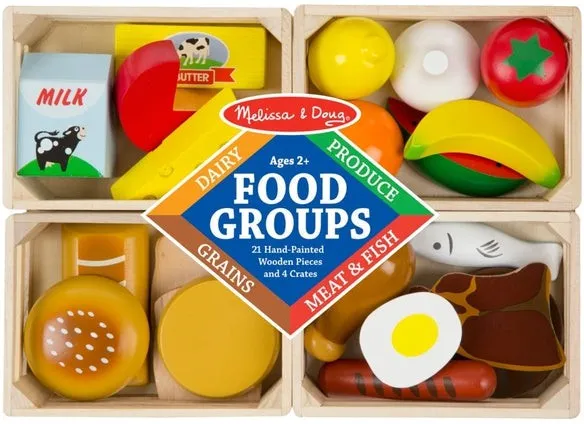 Food Groups - Wooden Healthy Food Play Set