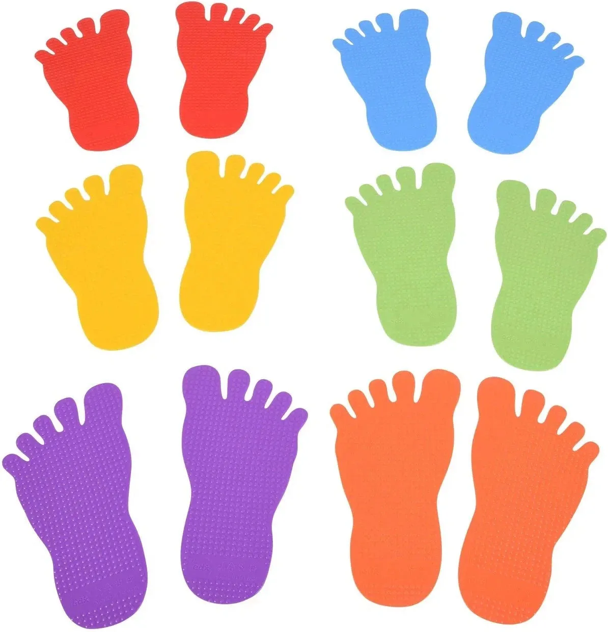 Foot Marks Set Of 6 Pairs