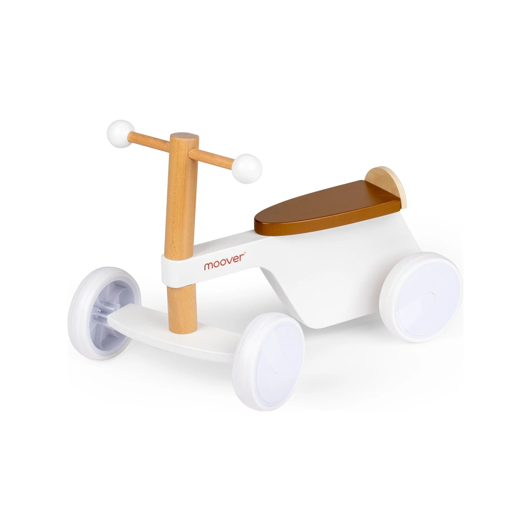 Moover 4 Wheels Bike - White