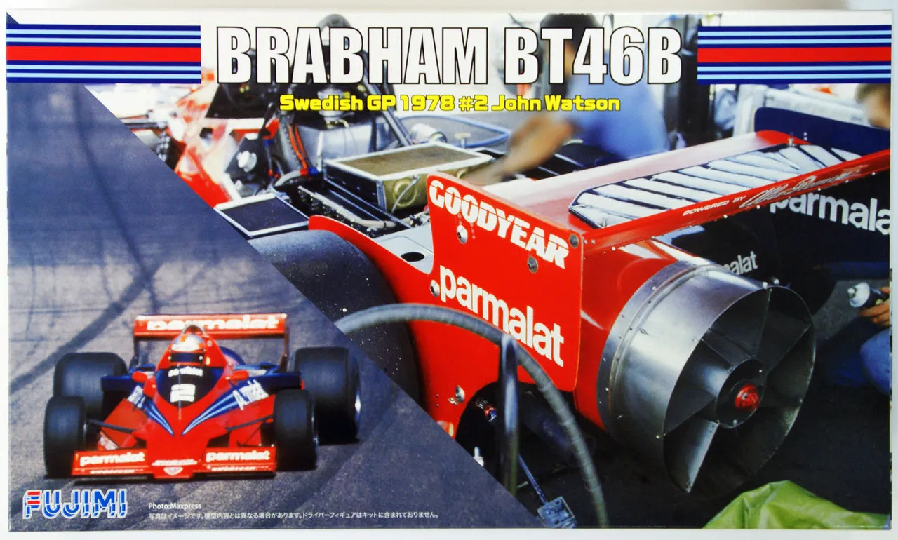 Fujimi GP SP36 F1 Brabham BT46B Swedish GP 1978 #2 Skeleton Body 1/20 Scale Kit