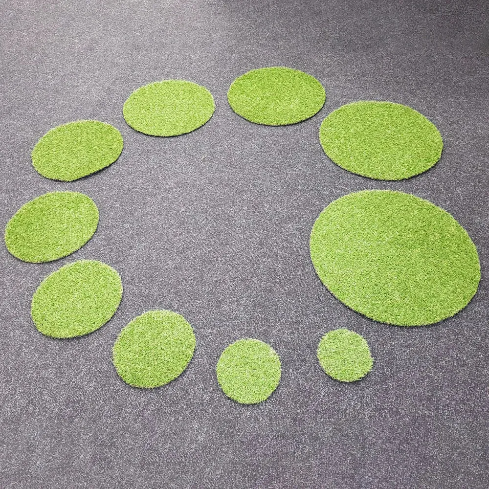 Grass Counting Circles Set of 10
