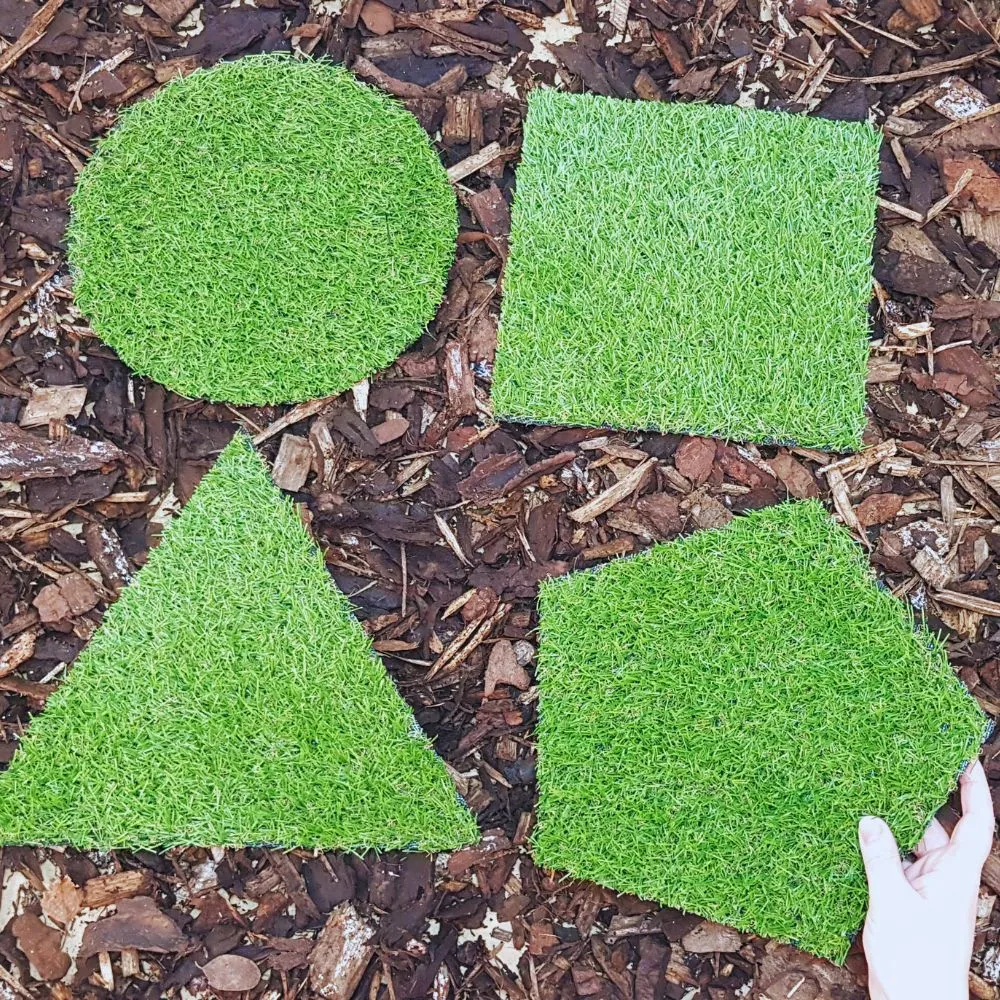 Mini Grass Shapes Set of 4