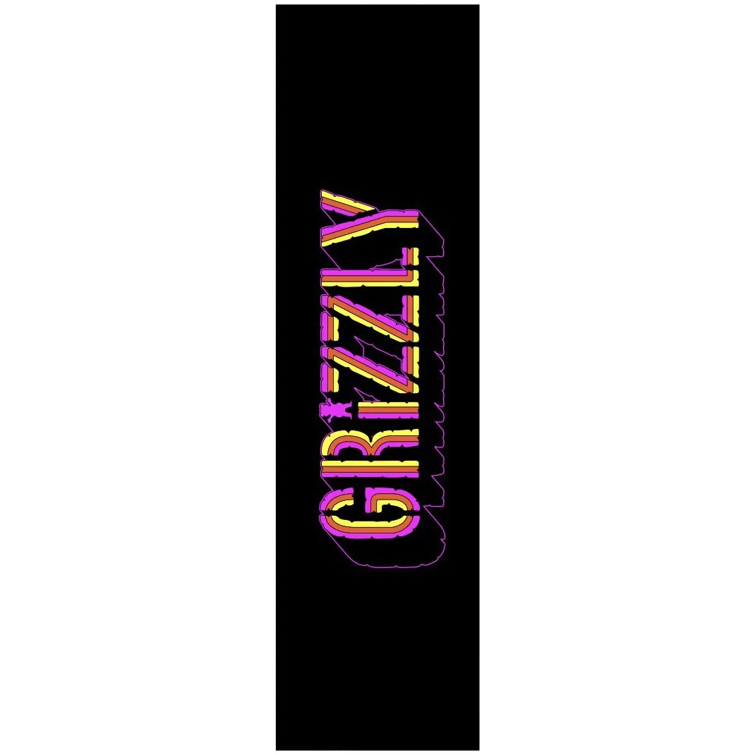 Grizzly El Dorado Skateboard Grip Tape - Black