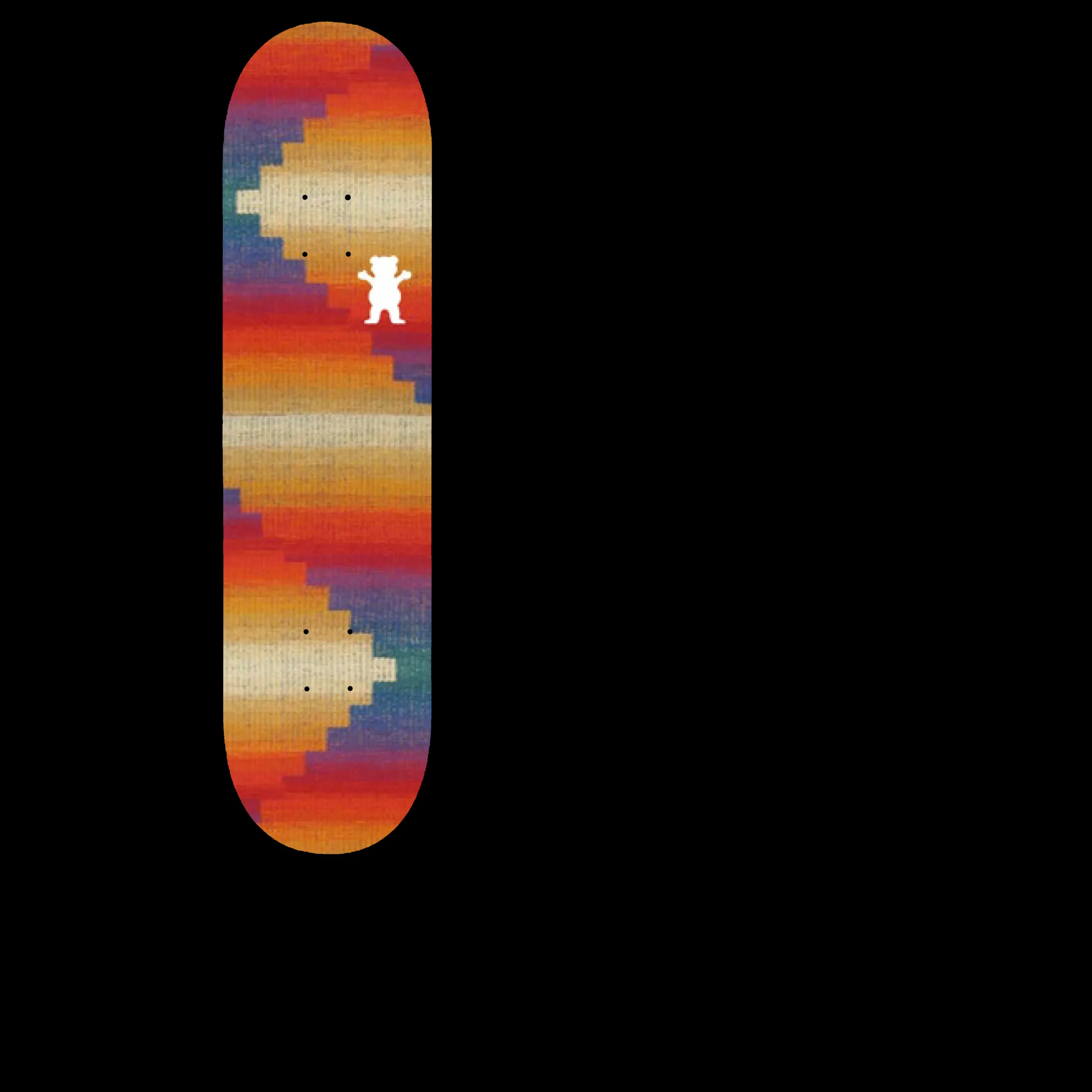 Grizzly Native OG Bear Skateboard Grip Tape