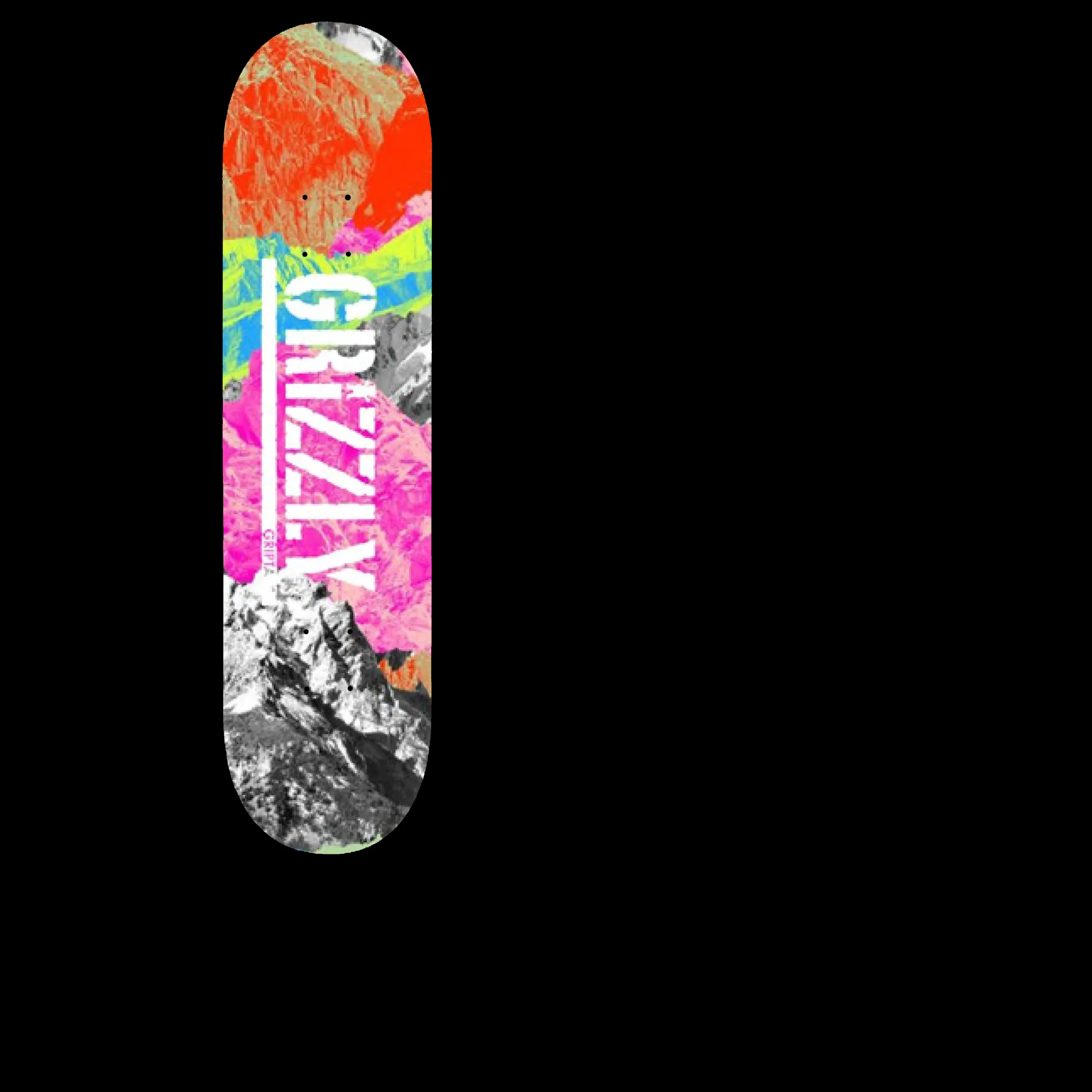 Grizzly Neon Range Stamp Skateboard Grip Tape