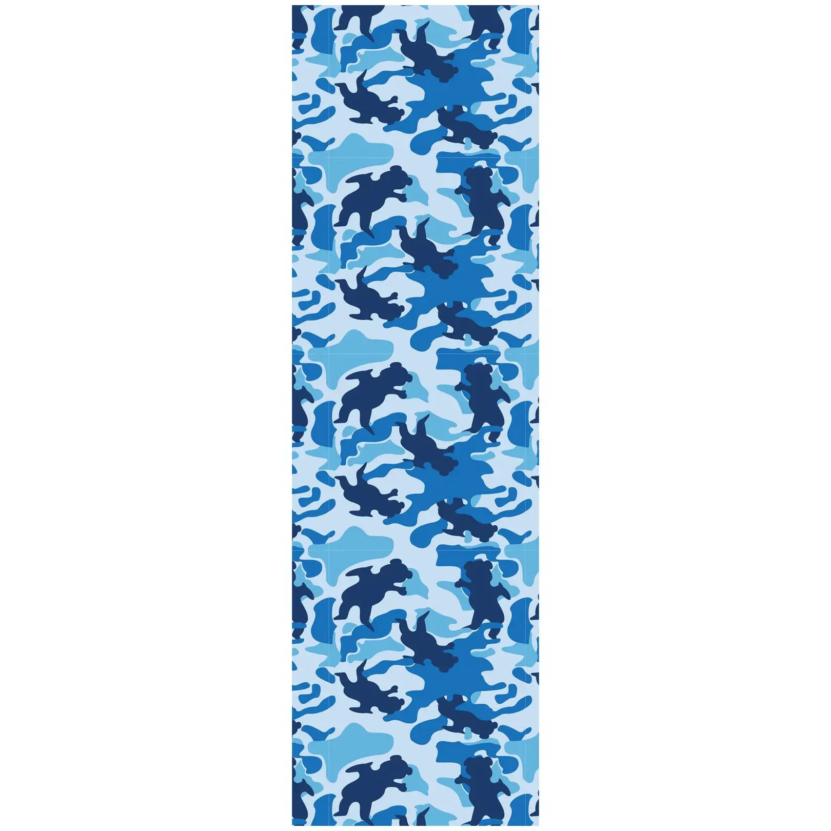 Grizzly OG Bear Warp Camo Skateboard Grip Tape - Blue