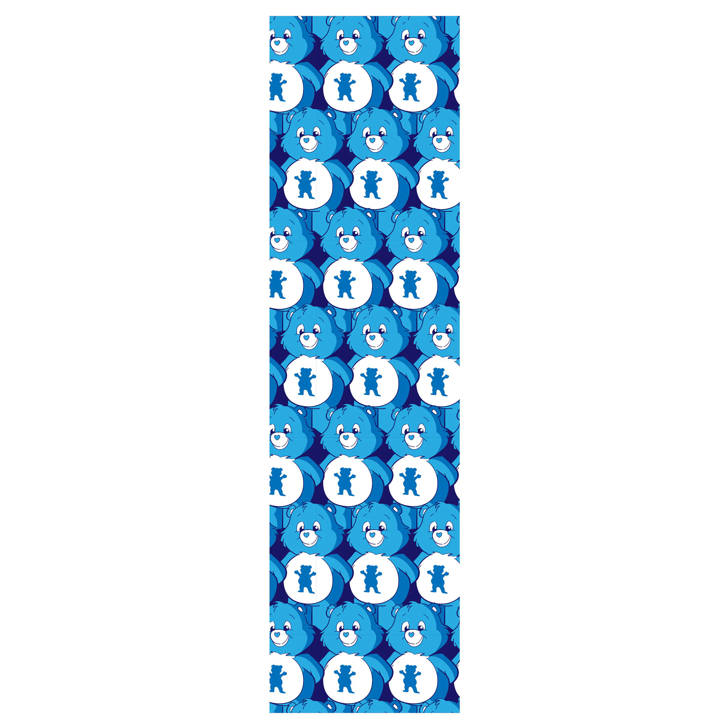 Grizzly Positive Bears Print Skateboard Grip Tape - Blue