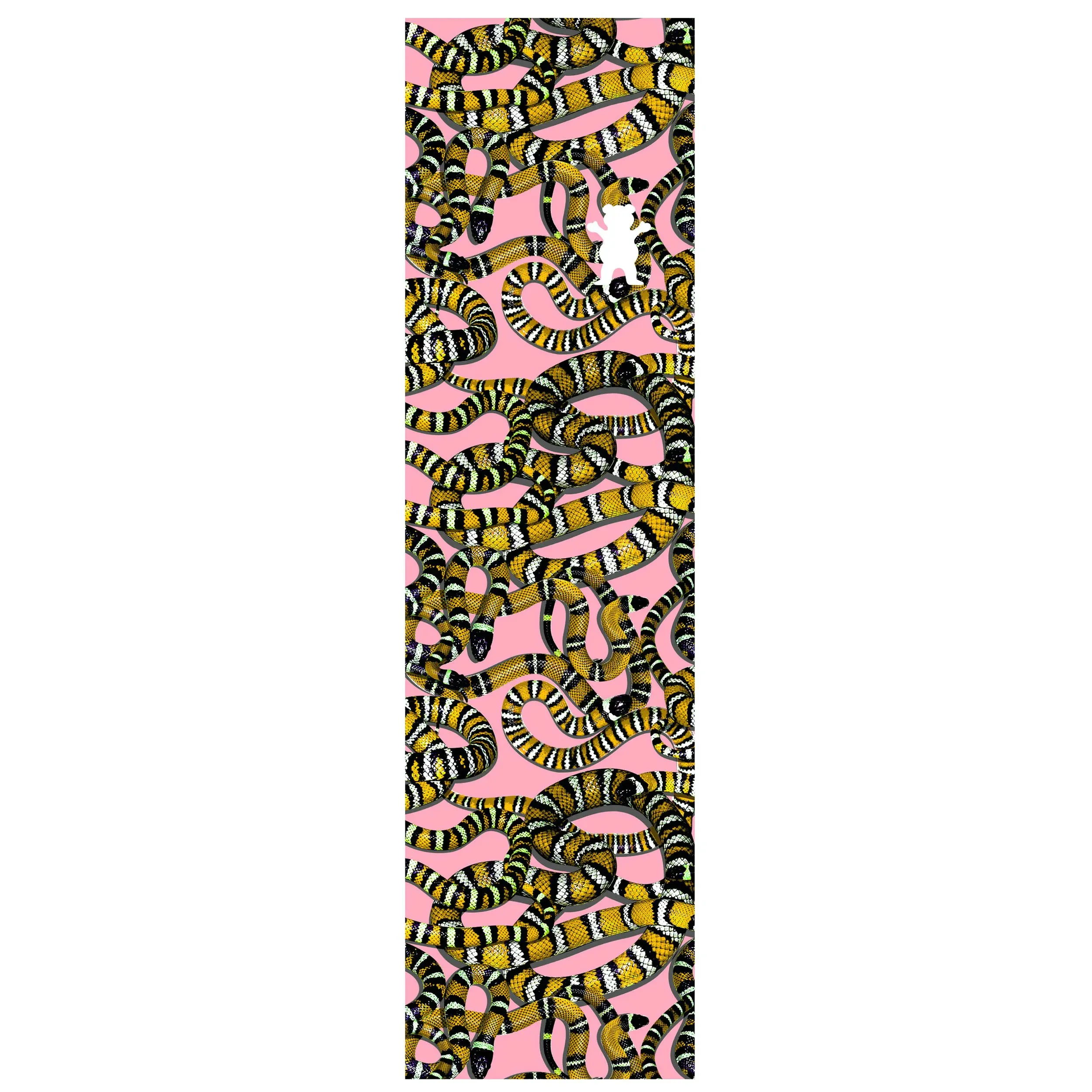 Grizzly Snake Eyes Skateboard Grip Tape - Yellow