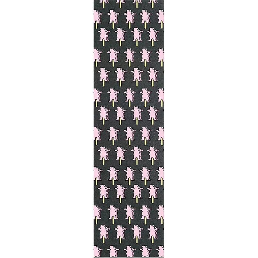 Grizzly OG Bear Ice Cream Skateboard Grip Tape - Pink