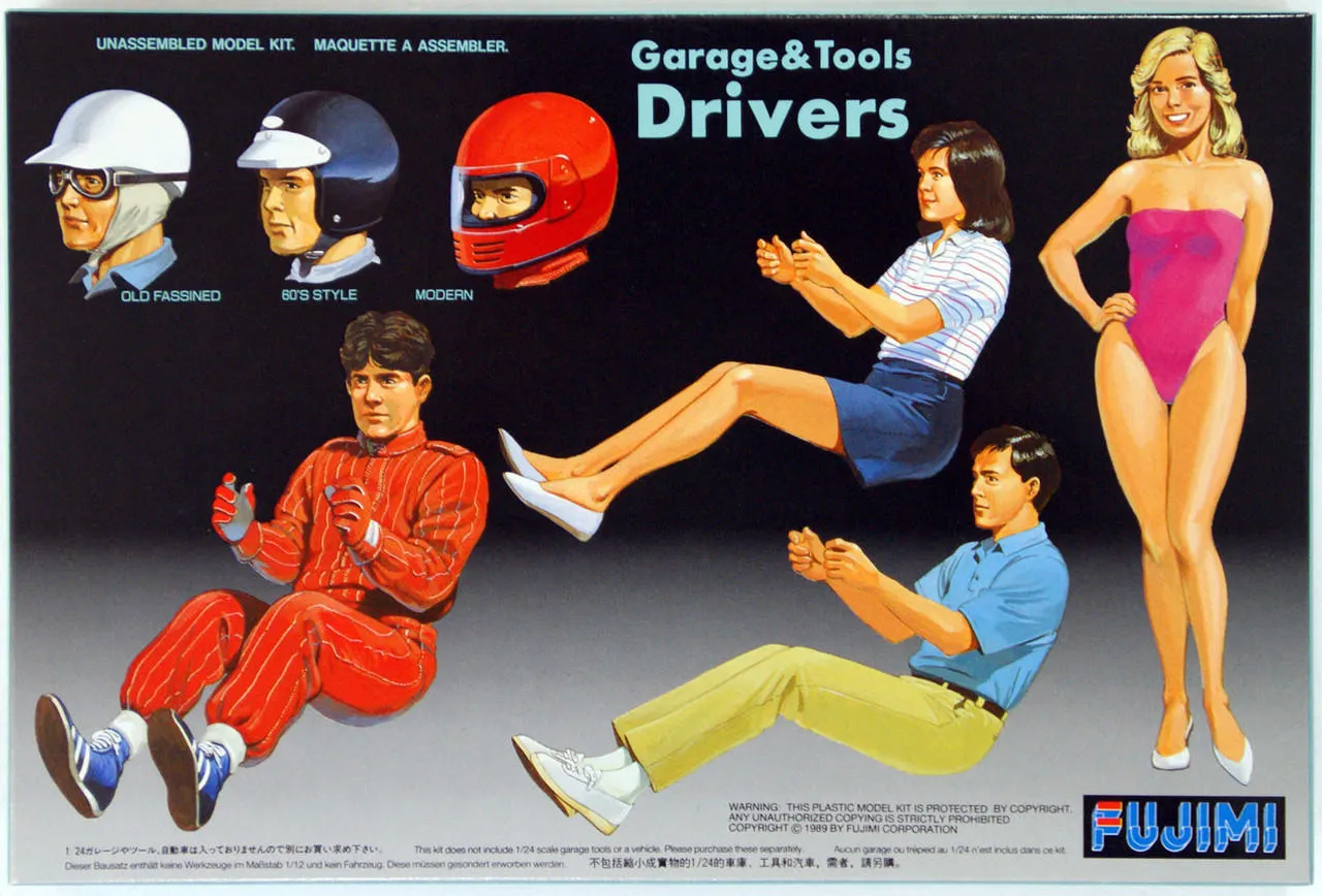Fujimi GT04 110042 Garage & Tool Series Drivers 1/24 Scale Kit 110042