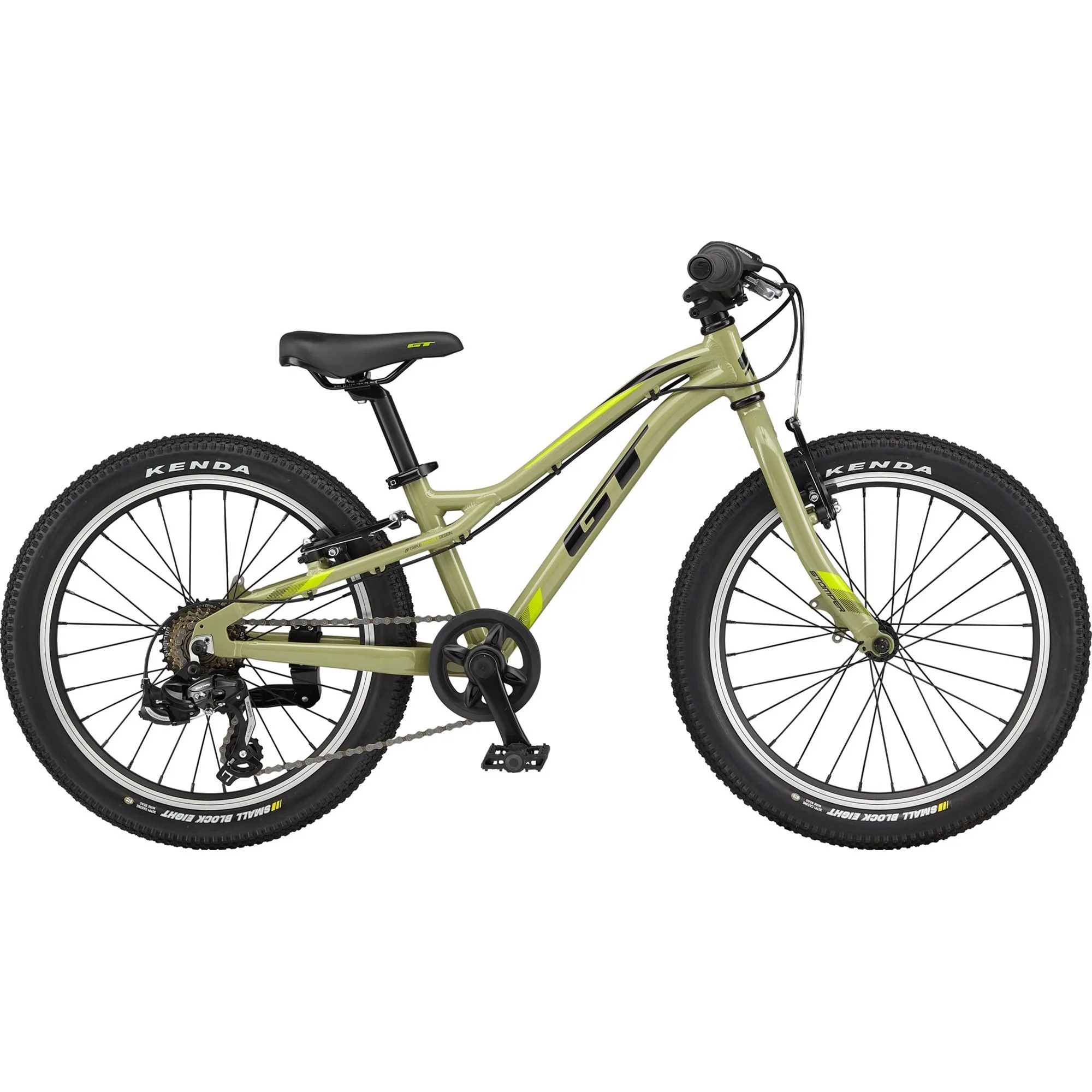GT Stomper Ace Kids 20'' 2022 Mountain Bike - Moss Green