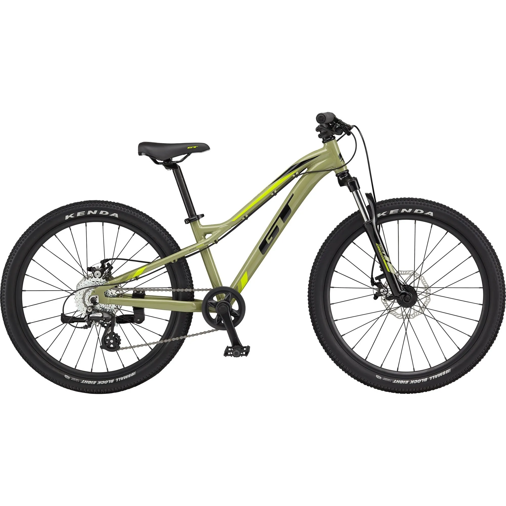 GT Stomper Ace Kids 24'' 2022 Mountain Bike - Moss Green
