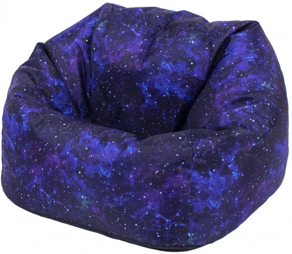 Galaxy Print UV Reactive Children's Bean Bag