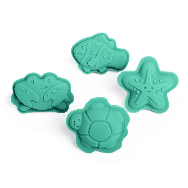 Garden Eggshell Green Character Sand Moulds