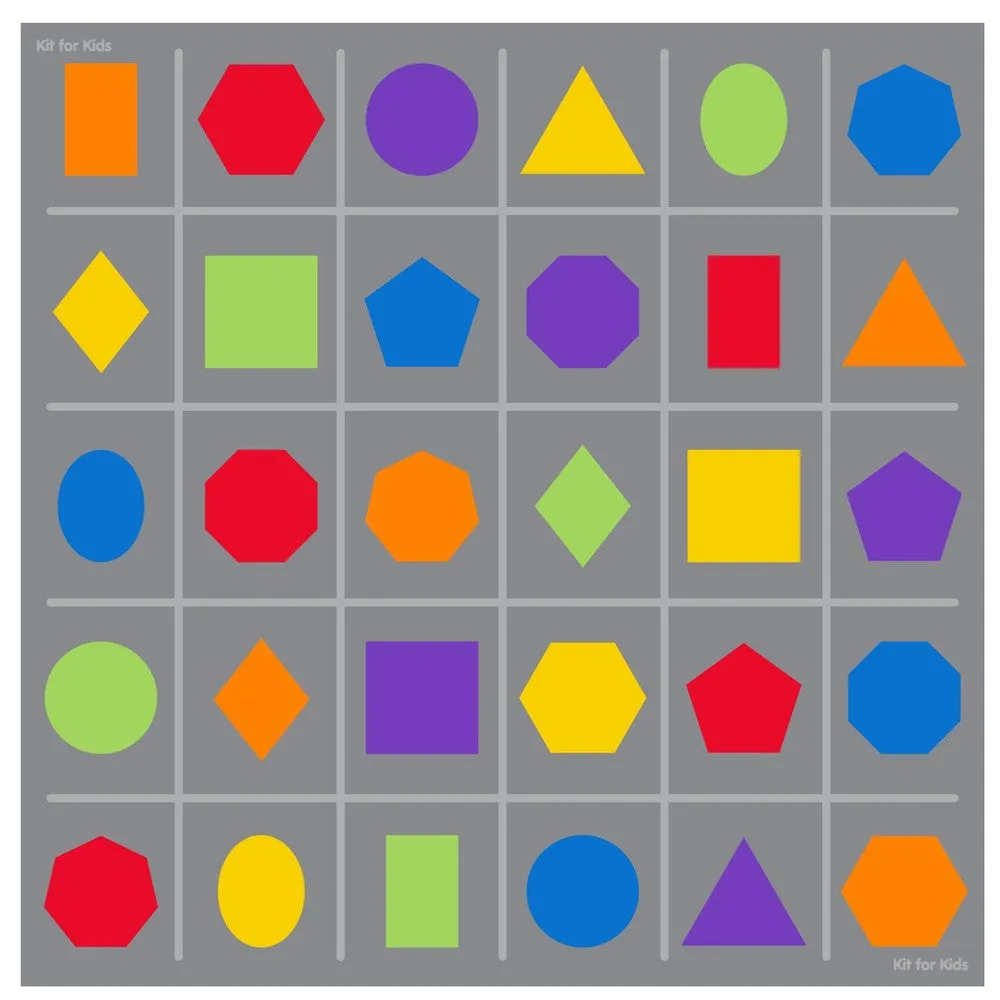 Geometric Shapes 3x3m Carpet