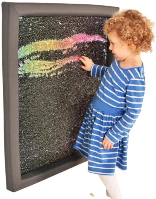 Giant Padded Flip Sequin Board (GREY FRAME) 840mm sq