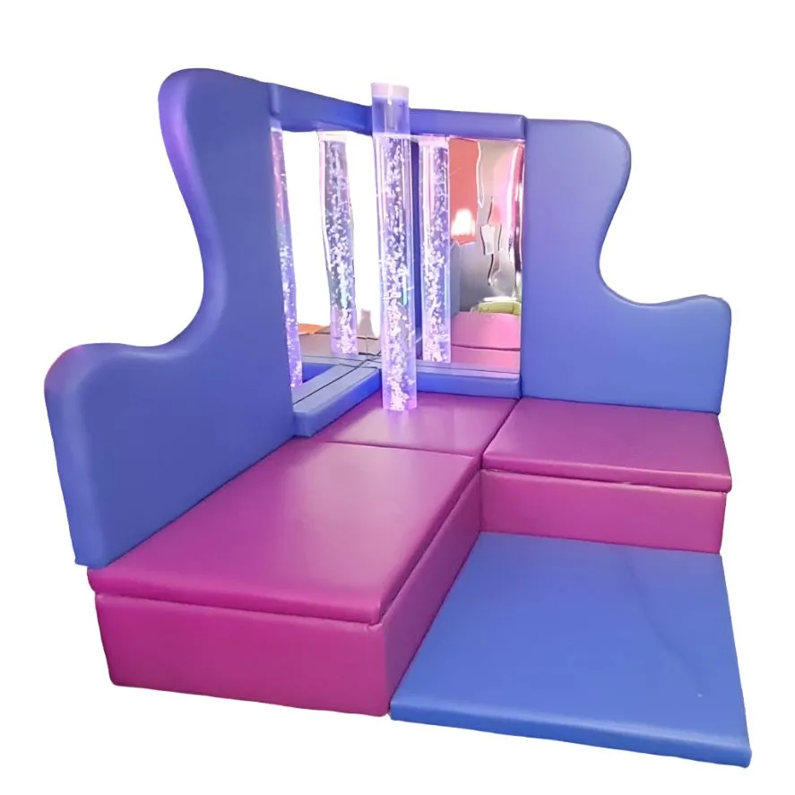 Giant Softplay Corner with Mirrors, Bubble Tube and Fibre Optics