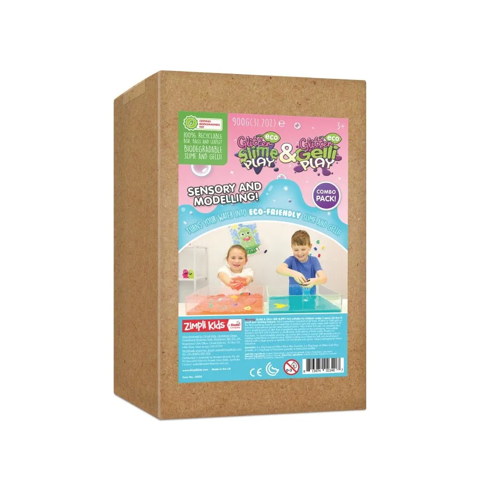 Glitter Slime & Gelli Play Education Combo Pack