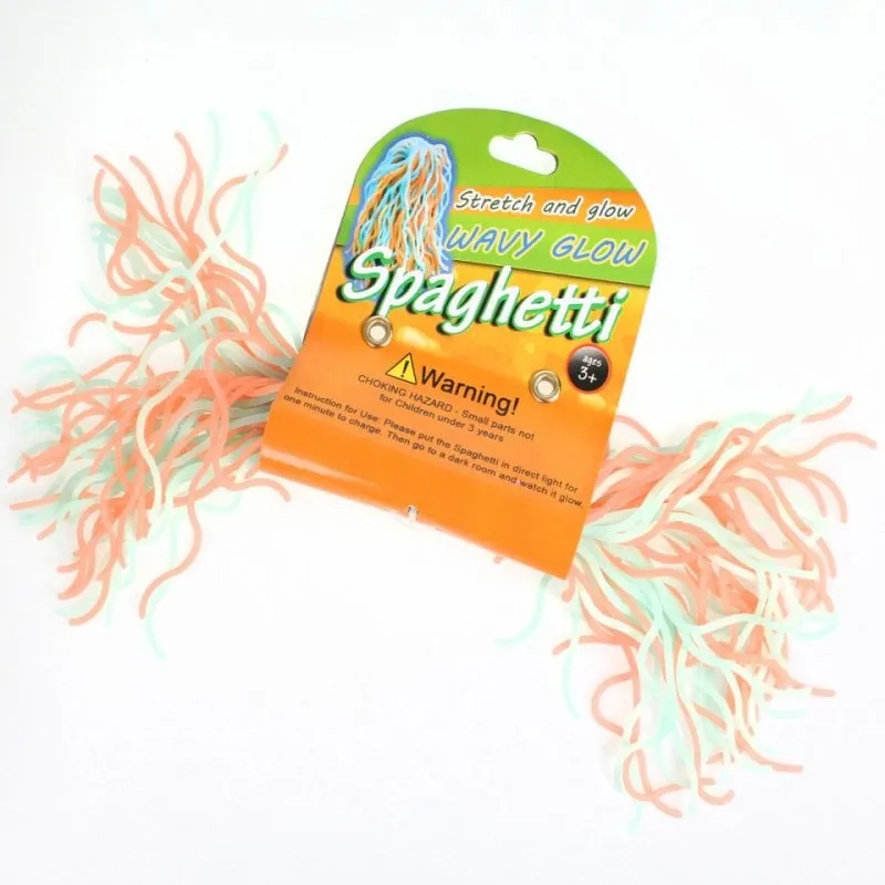 Glow In The Dark Stretchy Spaghetti - Tactile, Sensory Toy