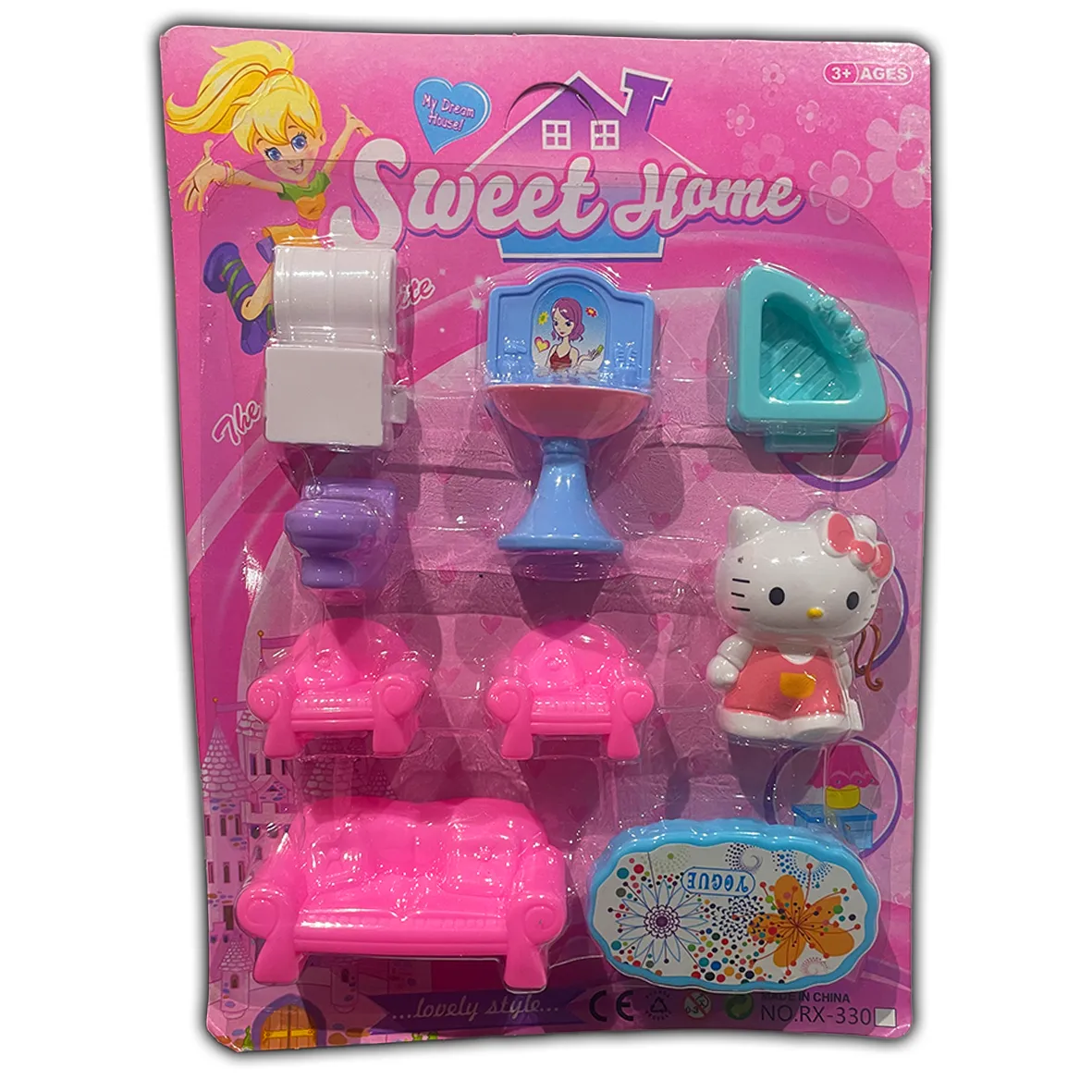 Hello Kitty Style Toy Play Set