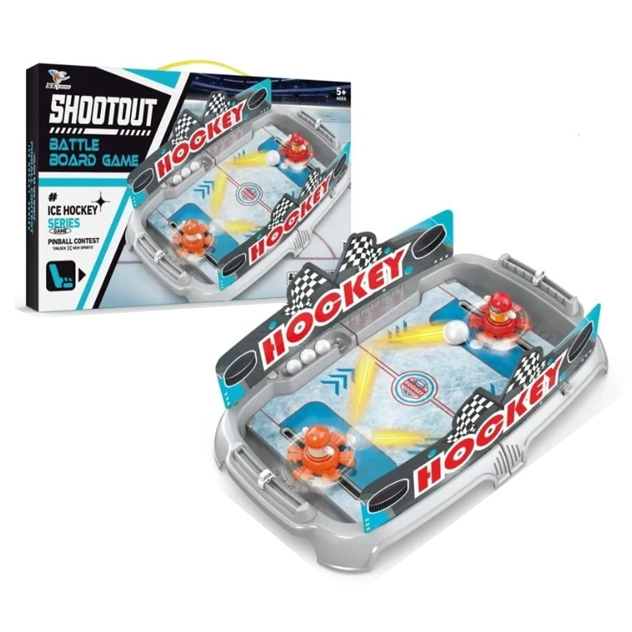 Ice Hockey Shootout Battle Tabletop Game