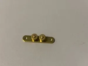 Aeronaut Bollard Double Brass 23mm